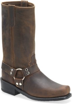 Tan Crazyhorse Double H Boot 12 Inch Harness